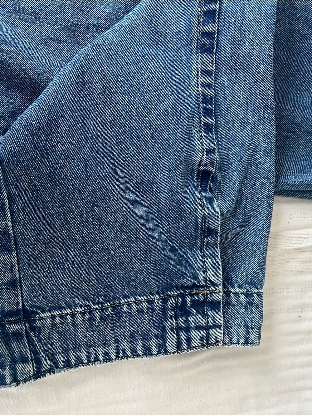 Favorite Daughter Wide-Leg Jeans in Medium Blue - Picture 5 of 9